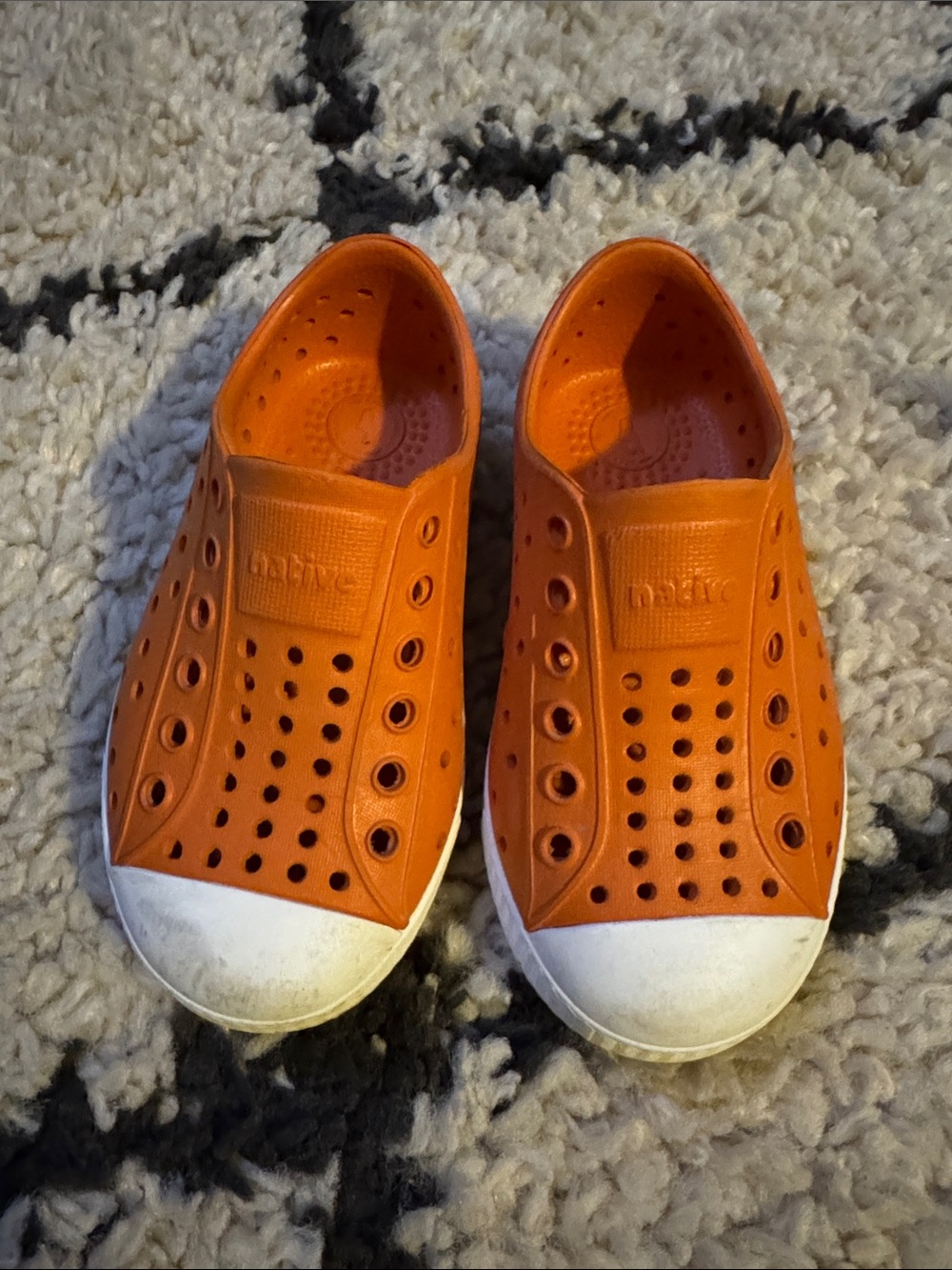 Native Kids Orange Jefferson Shoes